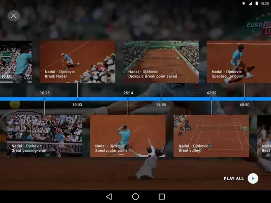 Eurosport Player android App screenshot 10